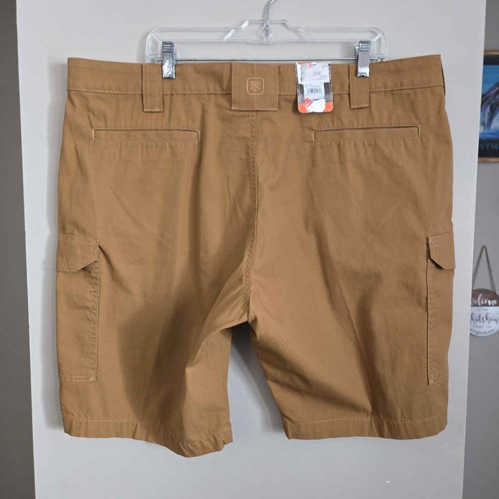 5 for $25 Ranch Tough Cargo Shorts Womens NWT Duck Brown Farm Work Plus 42